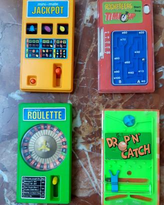 4 Giochi tascabili meccanici - Anni 70