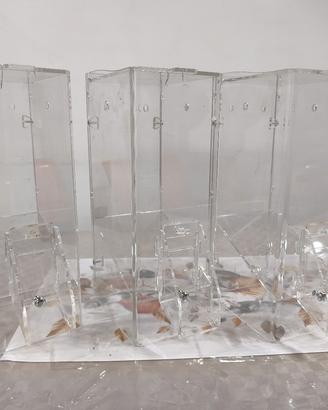 Silos in plexiglass 