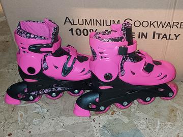 pattini bambina femminuccia misura piede 30 33 