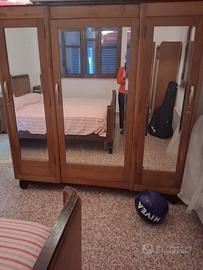 Camera da letto in noce completa