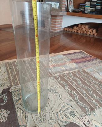 vaso in vetro alto per interni