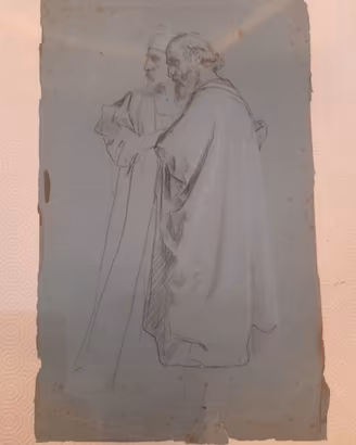 quadro disegno Cecrope Barilli Parma