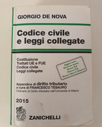 libro codice civile e leggi collegate  e volume le