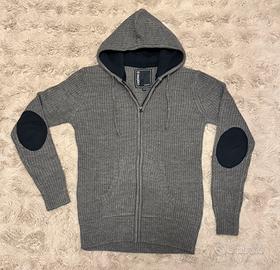 Pullover Zip con Cappuccio Terranova M