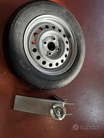 Ruota scorta carrello