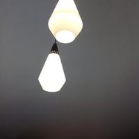 Lampade anni 50 in opaline