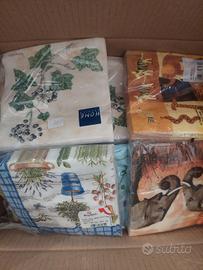 lotto 40 pacchi di tovaglioli decoupage  