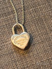 Collana cuore argento 925 please return to Tiffany