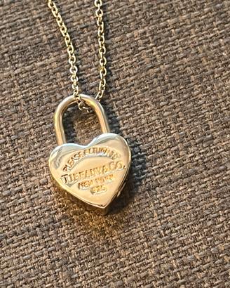 Collana cuore argento 925 please return to Tiffany