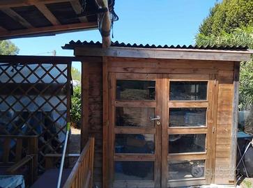 Cassetta di legno smontabile 2,5x2,5 m