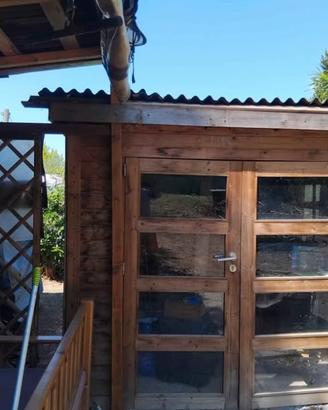 Cassetta di legno smontabile 2,5x2,5 m