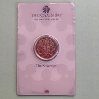 Sterlina oro commemorativa in blister 2022