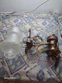 2 applique in ottone