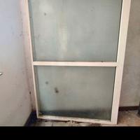 Parete in alluminio con doppio vetro