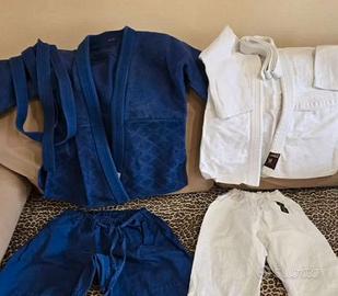 Kimono da judo bambino blu 9–11 anni – come nuovo