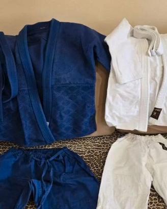 Kimono da judo bambino blu 9–11 anni – come nuovo