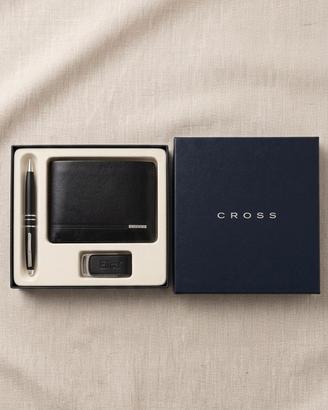 CROSS Premium Genuine Leather Men’s Gift Set
