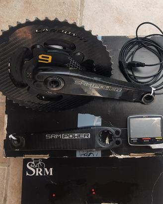 misuratore di potenza SRM PM9 + PC8 + CARBON-TI