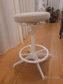 sgabello regolabile ikea Lidkullen