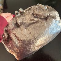 borsa grande in paillettes