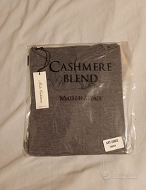 Maglia a collo alto in misto cashmere