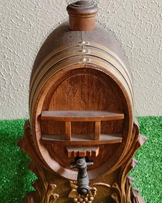 Souvenir Botte Bottino in Legno Porta Liquore