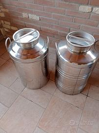 bidoni inox per olio d'oliva 