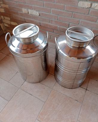 bidoni inox per olio d'oliva 