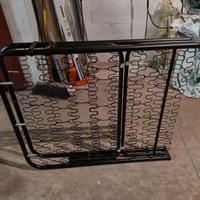 Letto pieghevole con due materassi