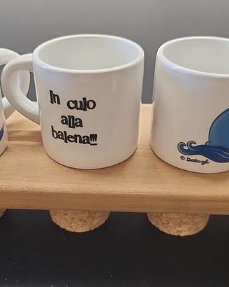 Tazzine da caffè augurali per marinaio in barca