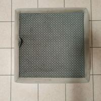 Pouf contenitore Designwerk in velluto – 65x65 –
