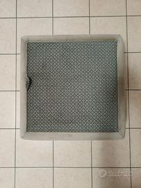 Pouf contenitore Designwerk in velluto – 65x65 –