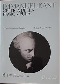 'Critica della ragion pura' I.Kant - Bompiani