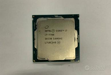 CPU Intel i7 7700 processore delid liquid metal