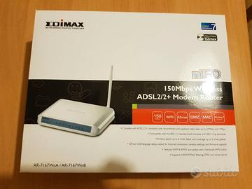 Modem router wi-fi per ADSL Edimax AR7167 WnA/WnB