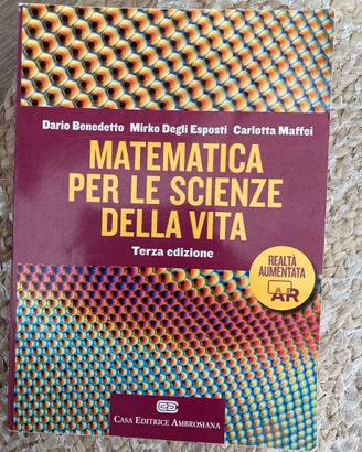 libro "Matematica per la scienza della vita"