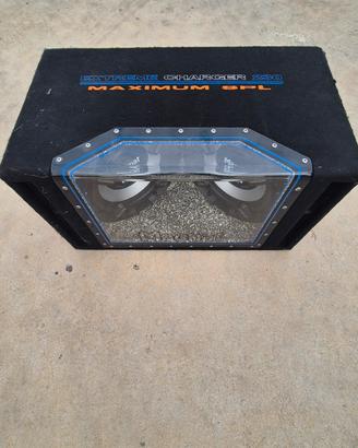Subwoofer doppio da auto 2400w