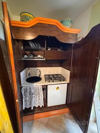 Cucina armadiata a scomparsa