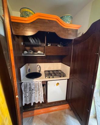 Cucina armadiata a scomparsa