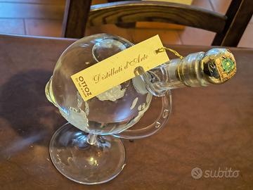 Bottiglia decorativa vintage a mappamondo