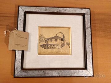 Serigrafia su foglia d'oro , Vicolo dei Lavandai