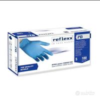 10 Scatole Guanti in nitrile REFLEXX TG. S/M/L/XL