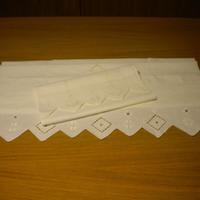 COPPIA ASCIUGAMANI BAGNO IN LINO DA DECORAZIONE