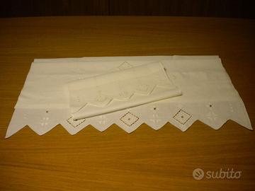 COPPIA ASCIUGAMANI BAGNO IN LINO DA DECORAZIONE