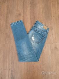 Jeans Daysie Blu Chiaro Strappati - Low Waist - S