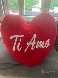 Cuscino cuore ti amo