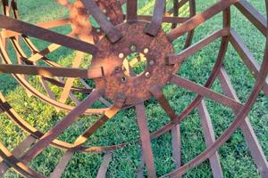 Coppia ruote in acciaio per trattore