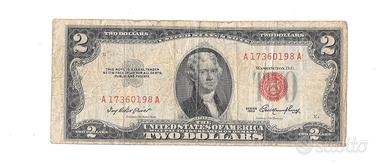2 Dollari USA 1953 Sigillo Rosso (Red Seal) 