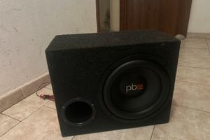 Subwoofer e amplificatore auto