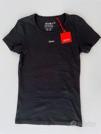T-shirt nera Esprit